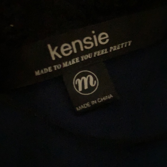 • § Vintage Navy Blue & Black Shearling Jacket § • - Picture 2 of 6